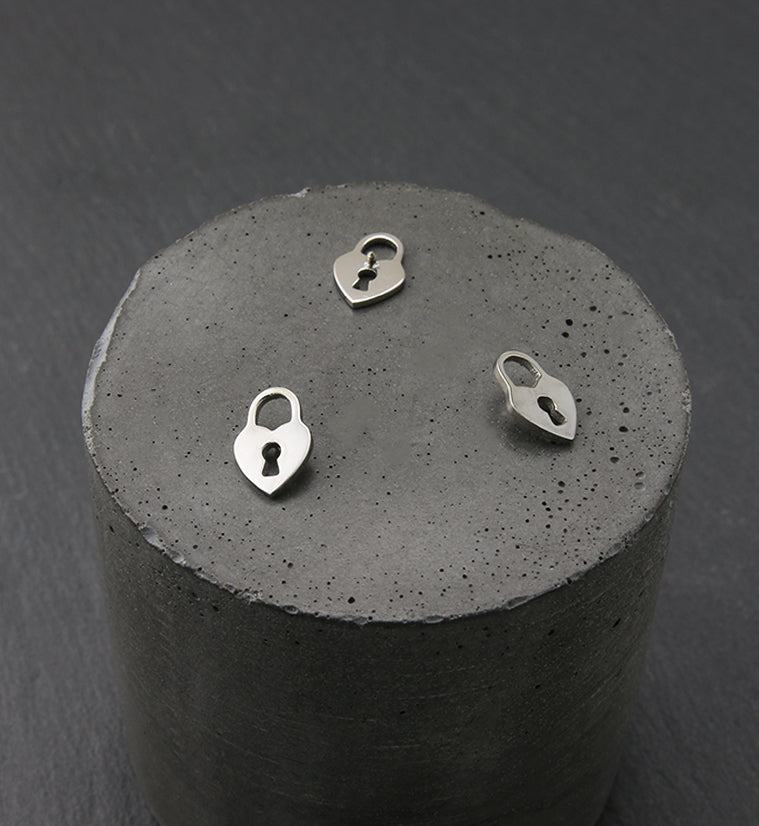 Heart Lock Internally Threaded Titanium Top