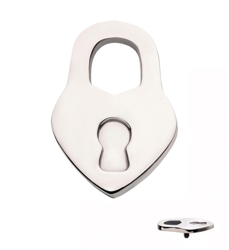 Heart Lock Internally Threaded Titanium Top