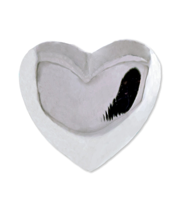 16G Heart Threaded End