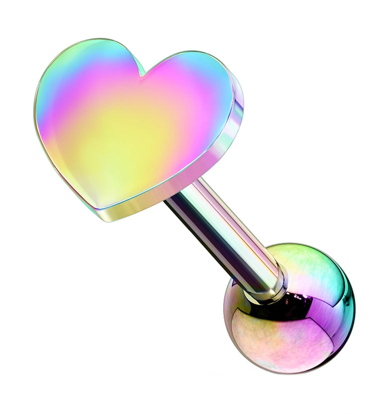 16G Heart Cartilage Barbell