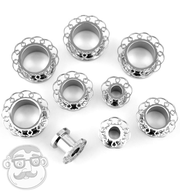 Helix Ornamental Stainless Steel Plugs