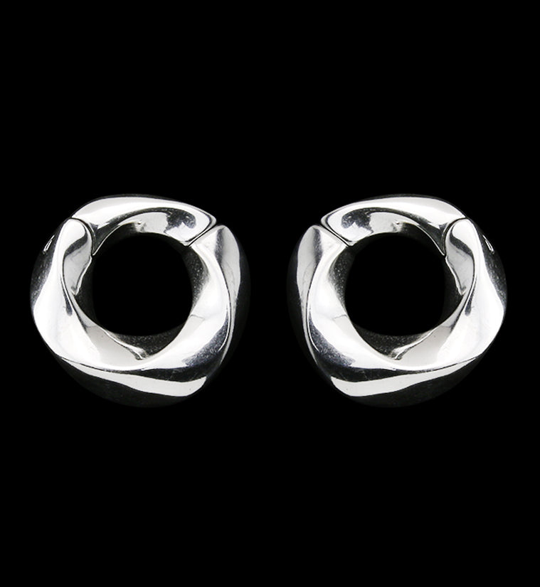 Helix Stainless Steel Hinged Ear Weights