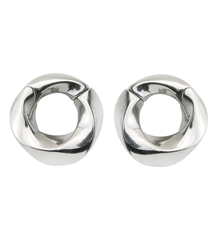 Helix Stainless Steel Hinged Ear Weights