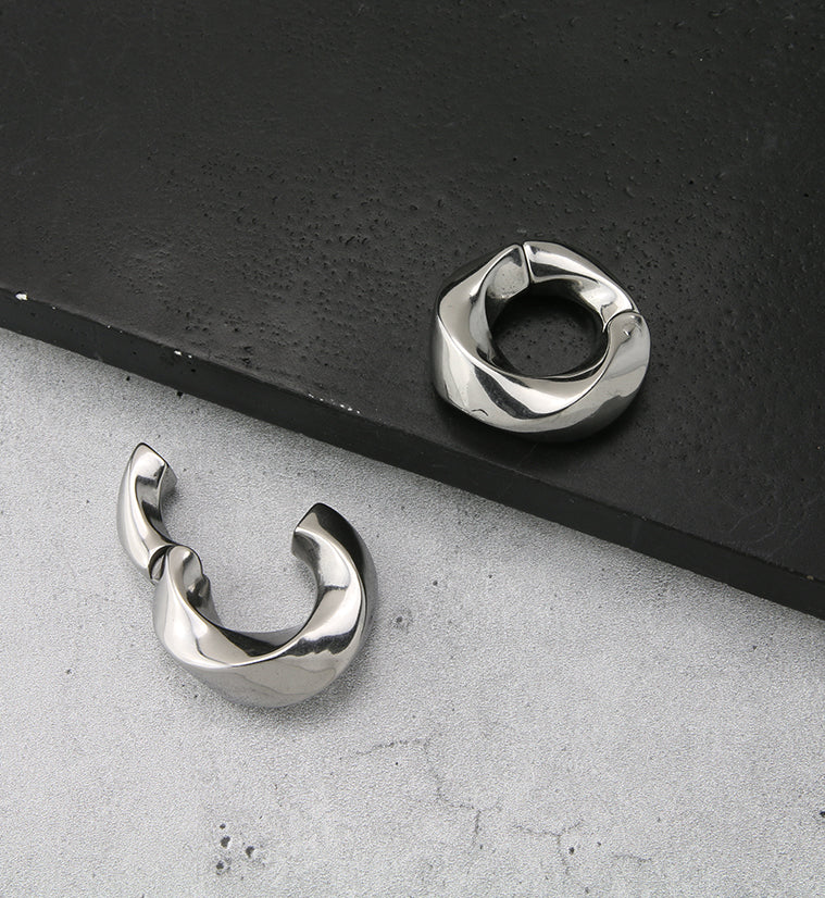 Helix Stainless Steel Hinged Ear Weights