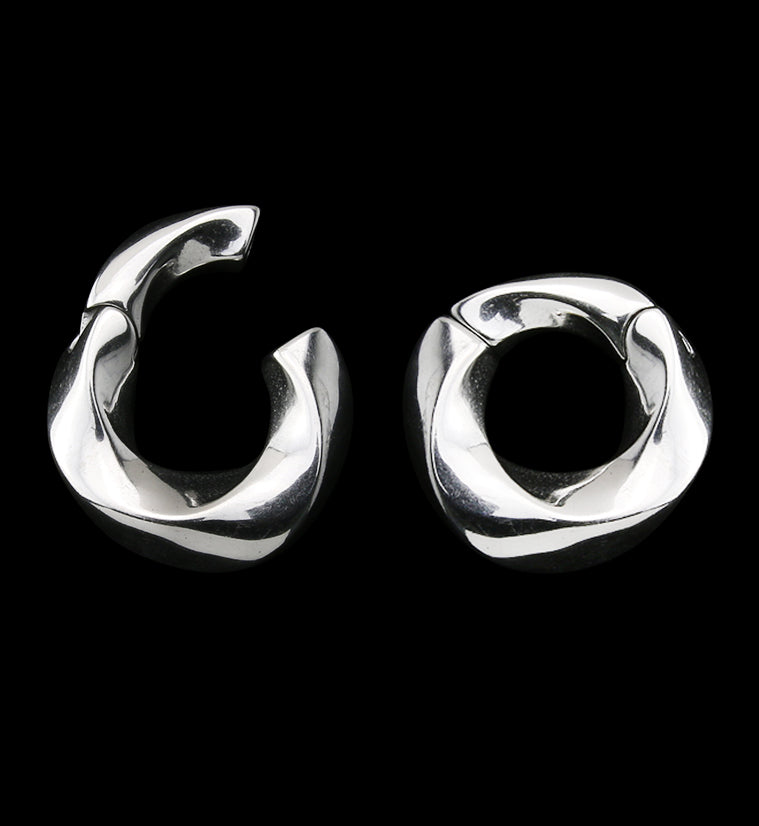 Helix Stainless Steel Hinged Ear Weights