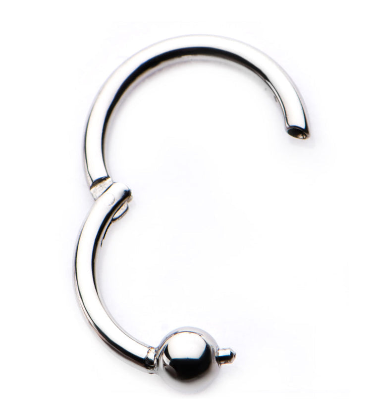 Gold PVD Hinged Segment Captive Ring