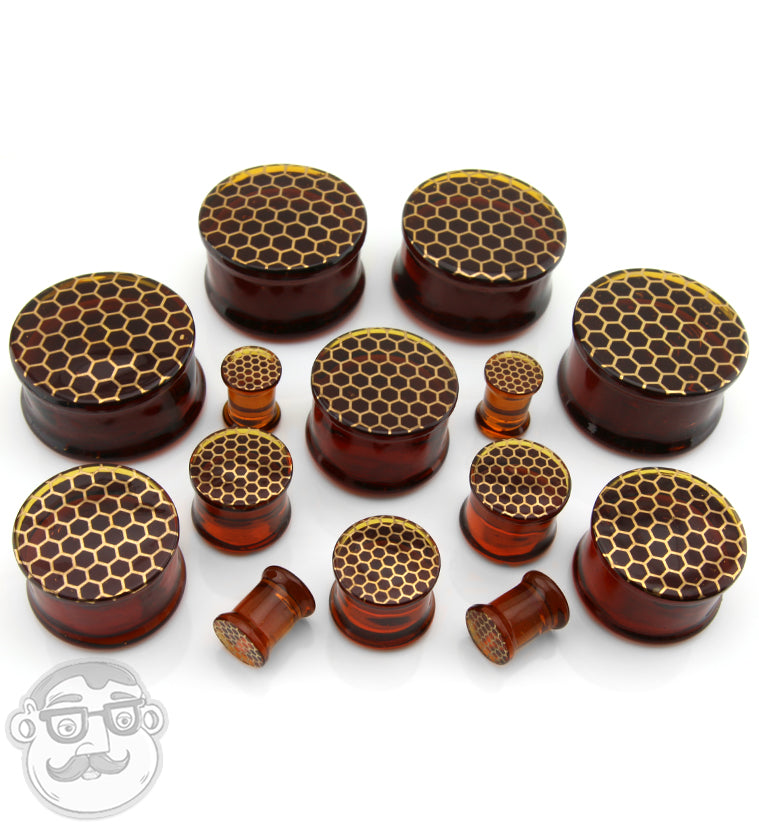 Honeycomb Glass Plugs