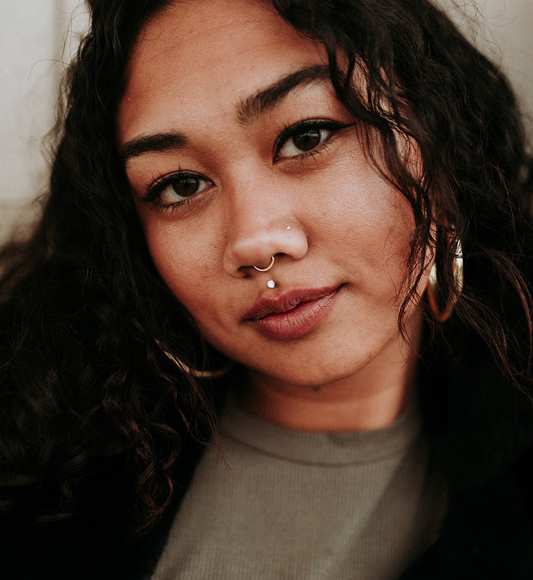 Brass Hoop Plugs - Ear Weights