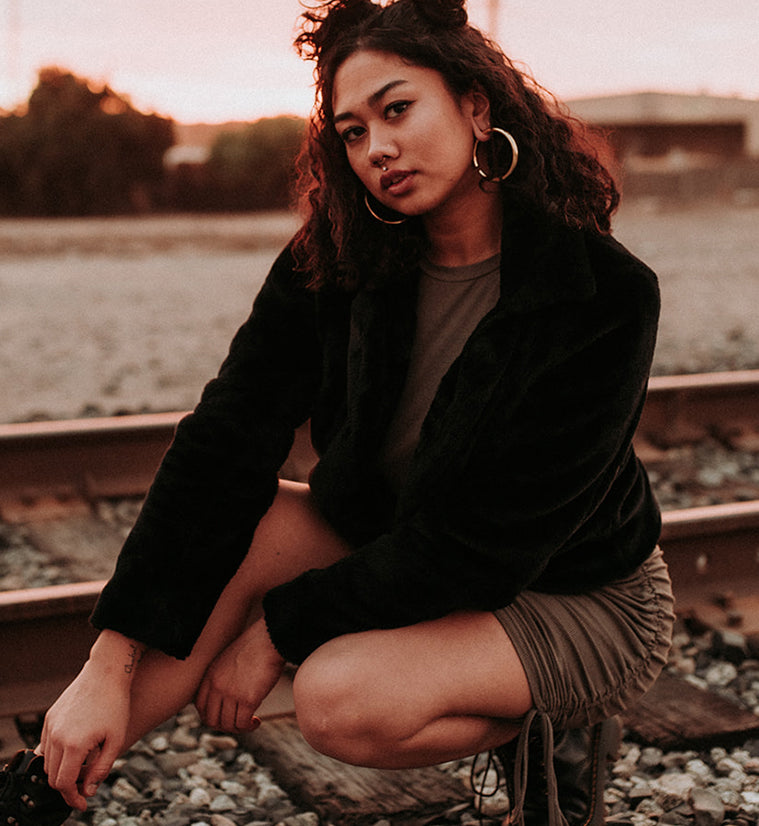 Brass Hoop Plugs - Ear Weights