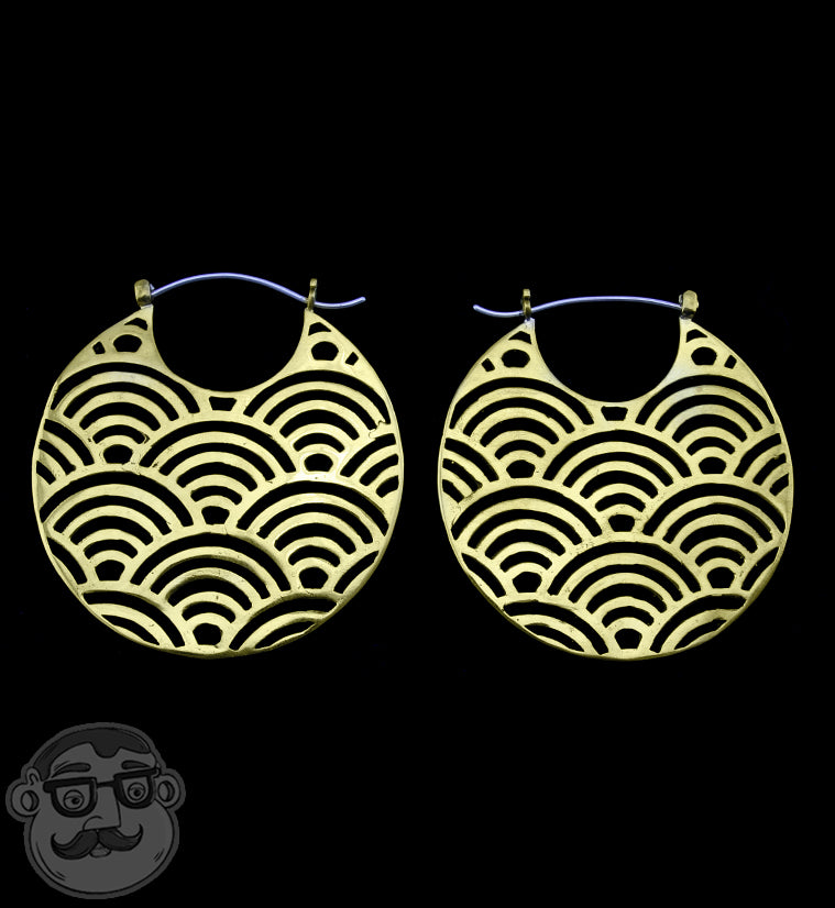 Horizon Brass Earrings / Weights