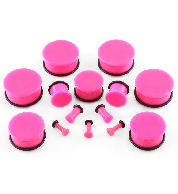 Pink Single Flare Plugs