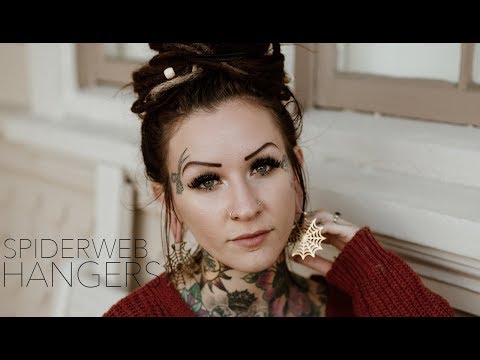 Spiderweb Brass Ear Weights