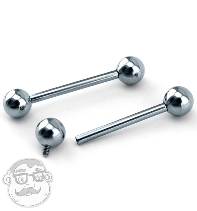 Internally Threaded Titanium Barbell