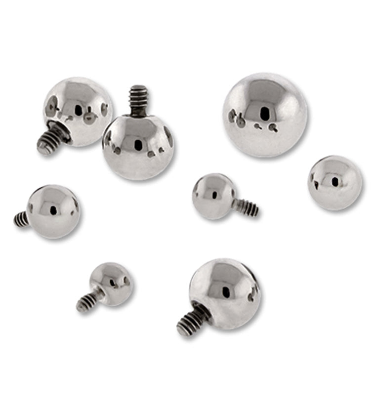 Internally Threaded Titanium Replacement Balls