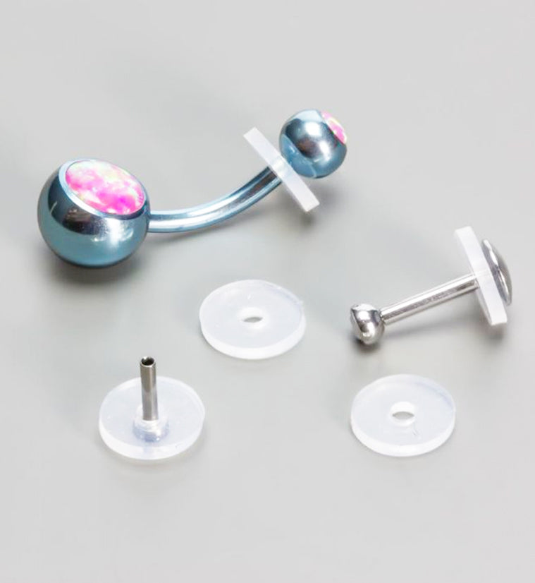 Silicone Flat Disc - Piercing Irritation Preventing