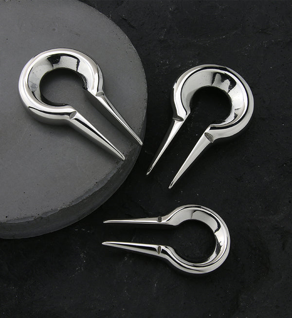 Keyhole Stainless Steel Ear Weights