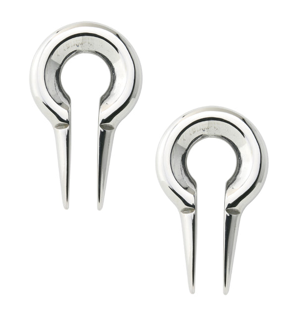 Keyhole Stainless Steel Ear Weights
