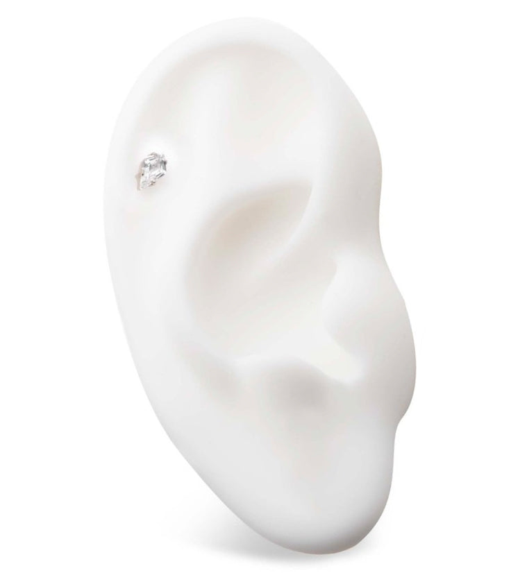 Kite CZ Threadless Titanium Top