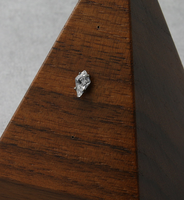 Kite CZ Threadless Titanium Top