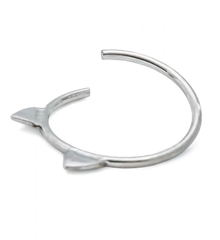 Kitty Cat Seamless Hoop Ring