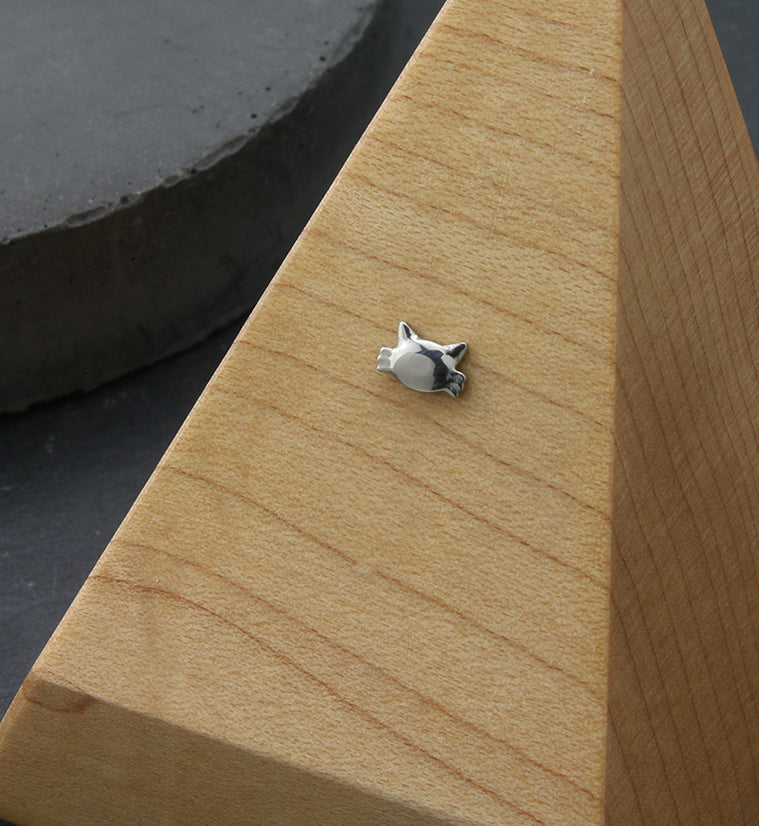 Kitty Cat Threadless Titanium Top