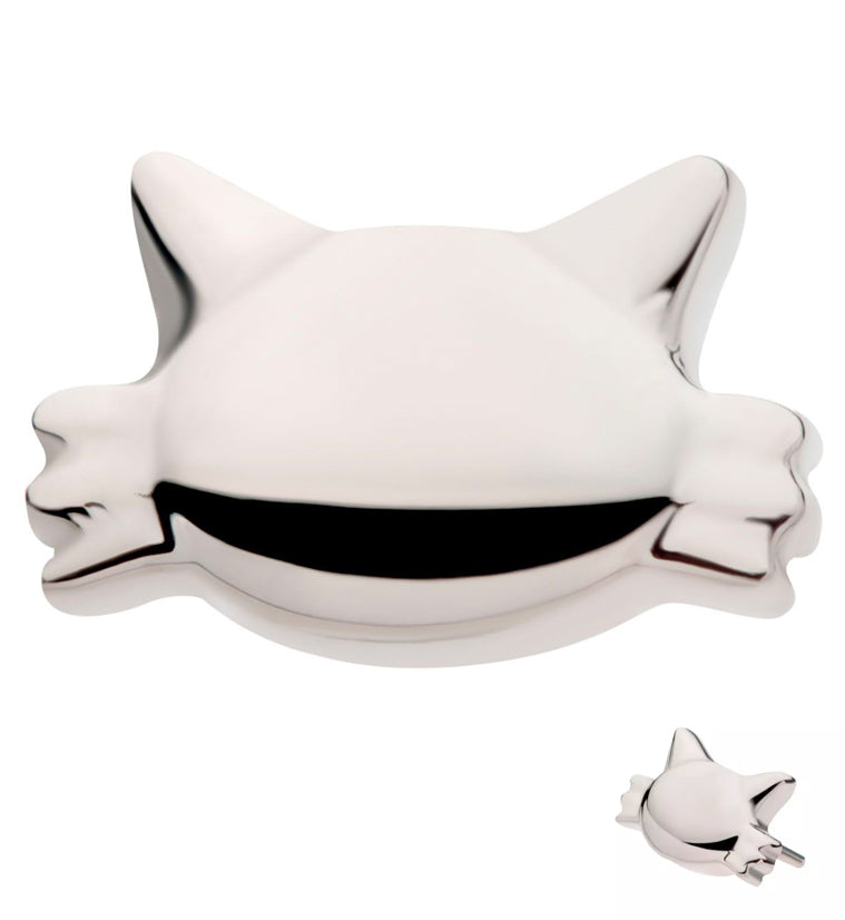 Kitty Cat Threadless Titanium Top