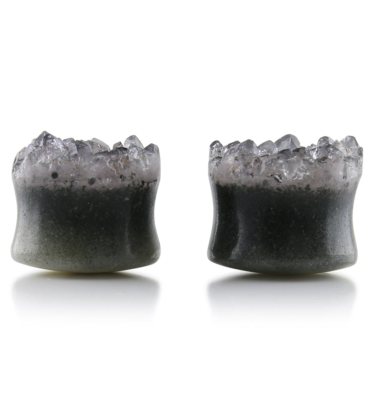 Raw Amethyst Plugs 11/16" (18mm) Version 1