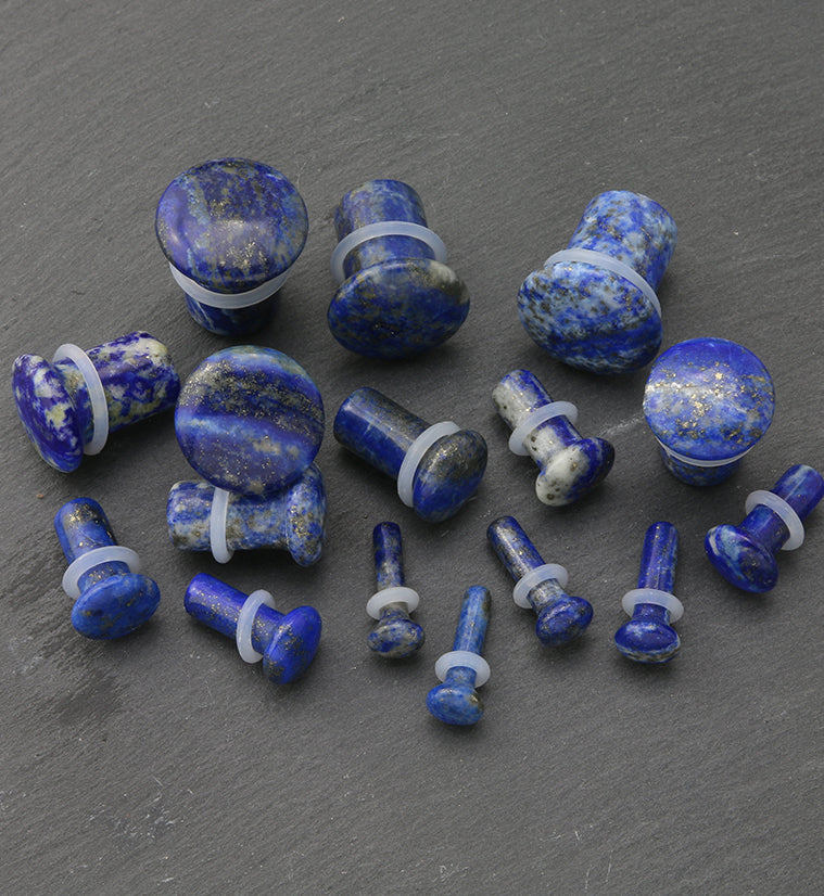 Lapis Lazuli Stone Plugs - Single Flare