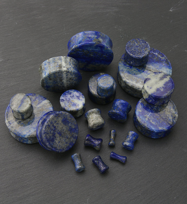 Lapis Lazuli Stone Plugs