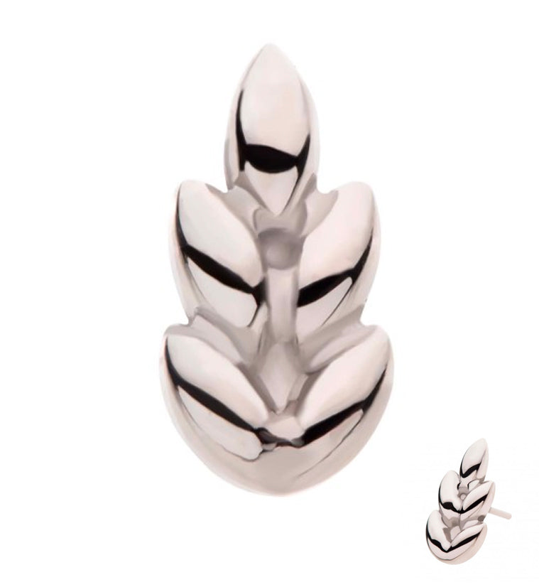 Leaflet Threadless Titanium Top