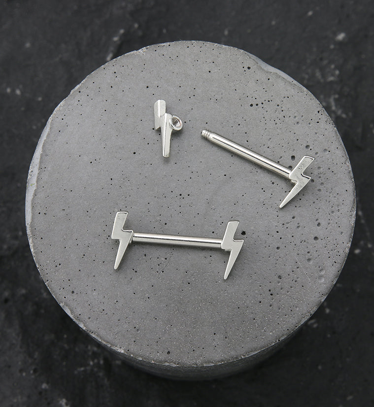 Lightning Bolt Nipple Barbell