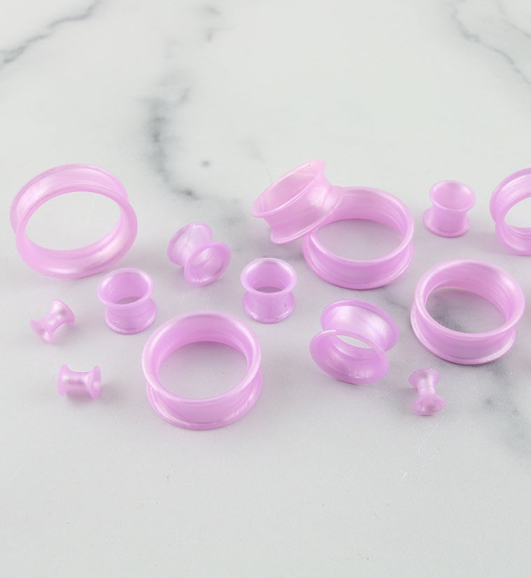 Lilac Metallic Ear Skins