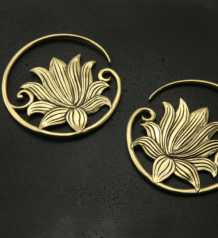 Golden Lotus Ear Weights