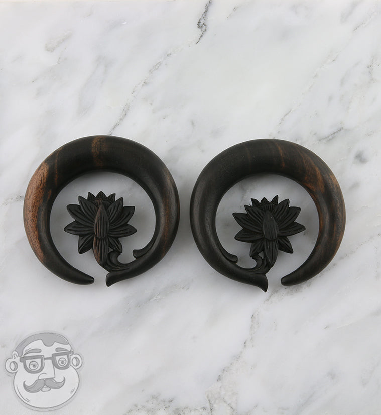 Wooden Water Lily Hoops