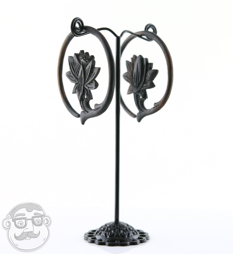 Wooden Water Lily Hoops