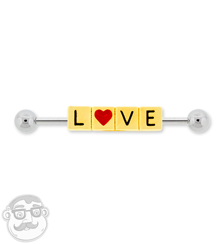 Love Block Industrial Barbell
