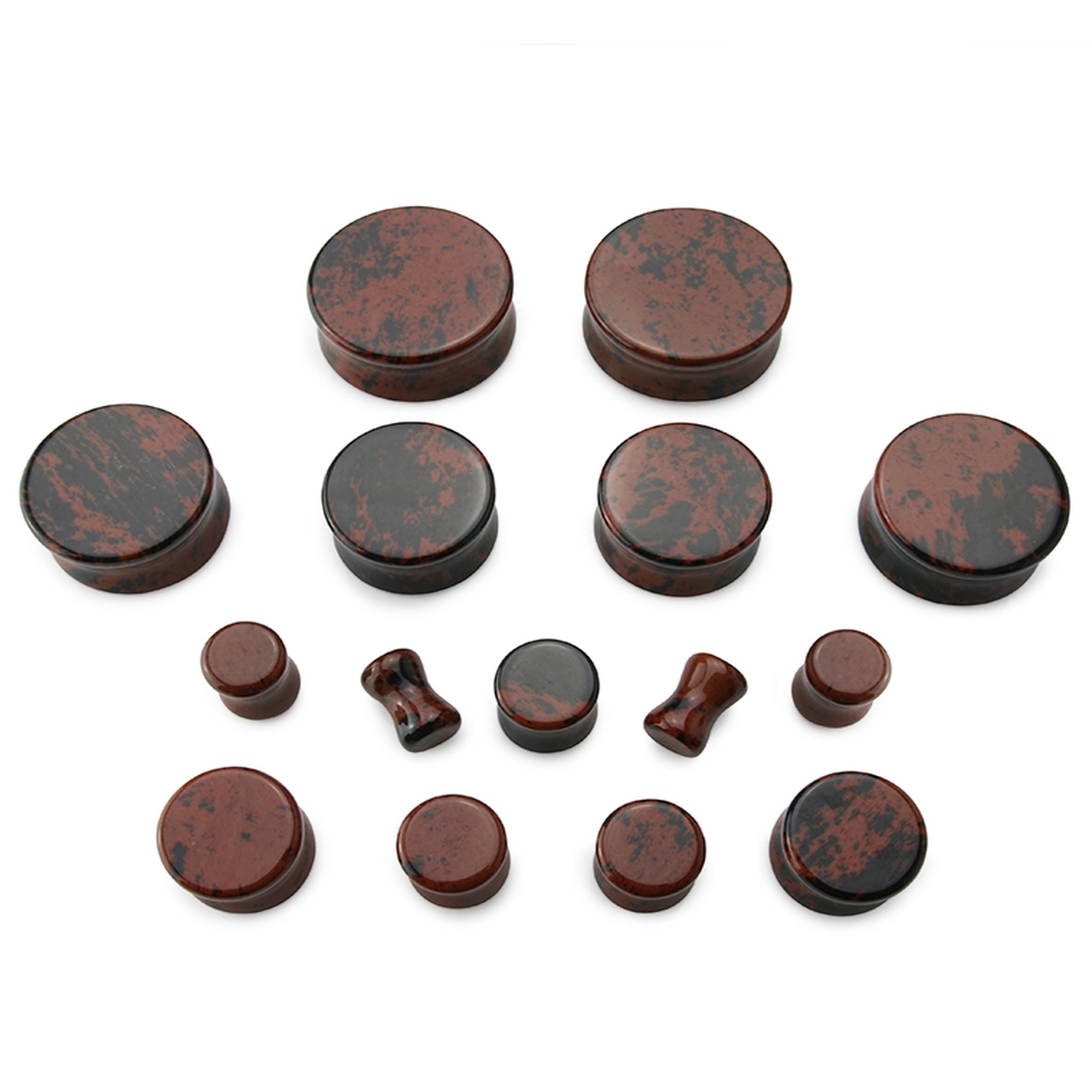 Mahogany Obsidian Plugs