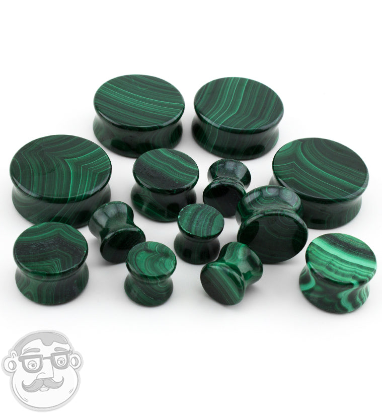 Malachite Stone Plugs