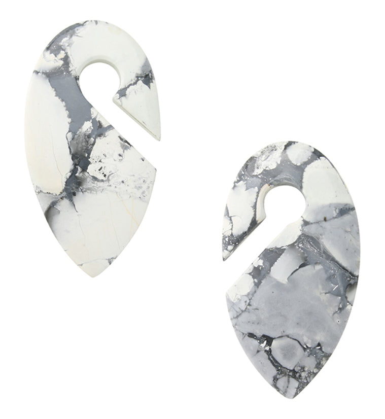 Maligano Jasper Stone Keyhole Ear Weights Version 1
