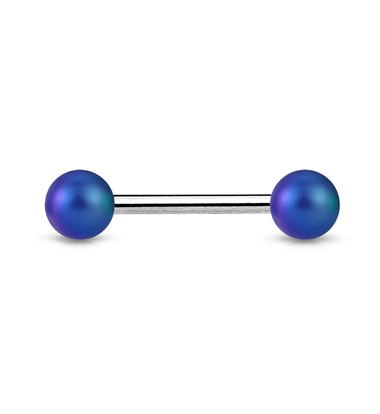 14G Matte Blurple Stainless Steel Barbell