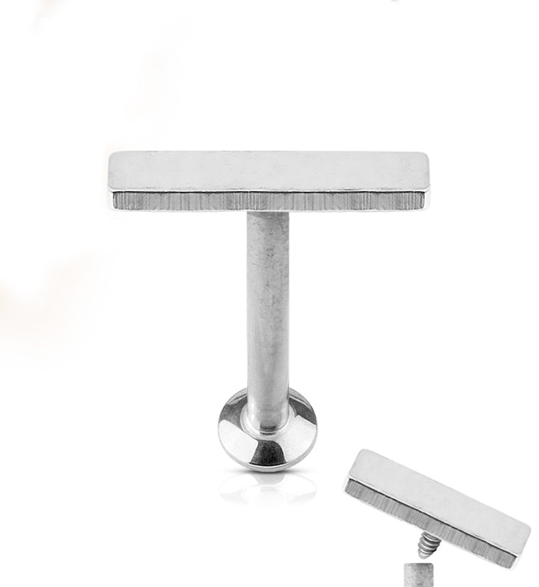 16G Medium Bar Internally Threaded Flat Back Steel Post