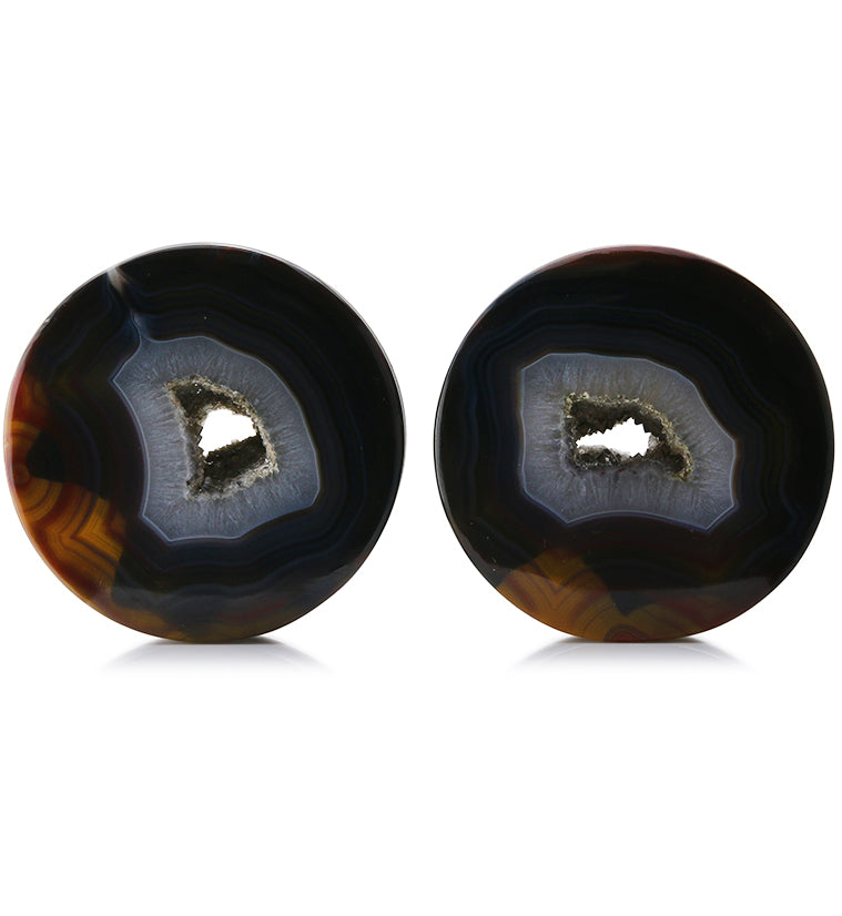 Geode Moroccan Seam Agate Stone 2" (50mm) Version 1