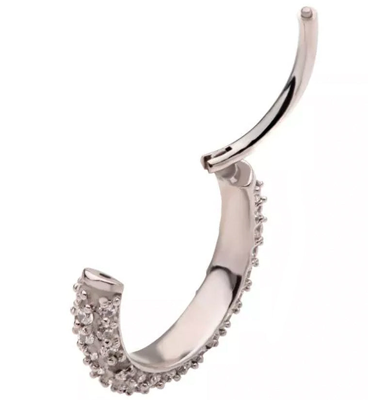 Multiple CZ Hinged Segment Ring