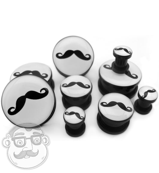 Mustache Gauges Plugs