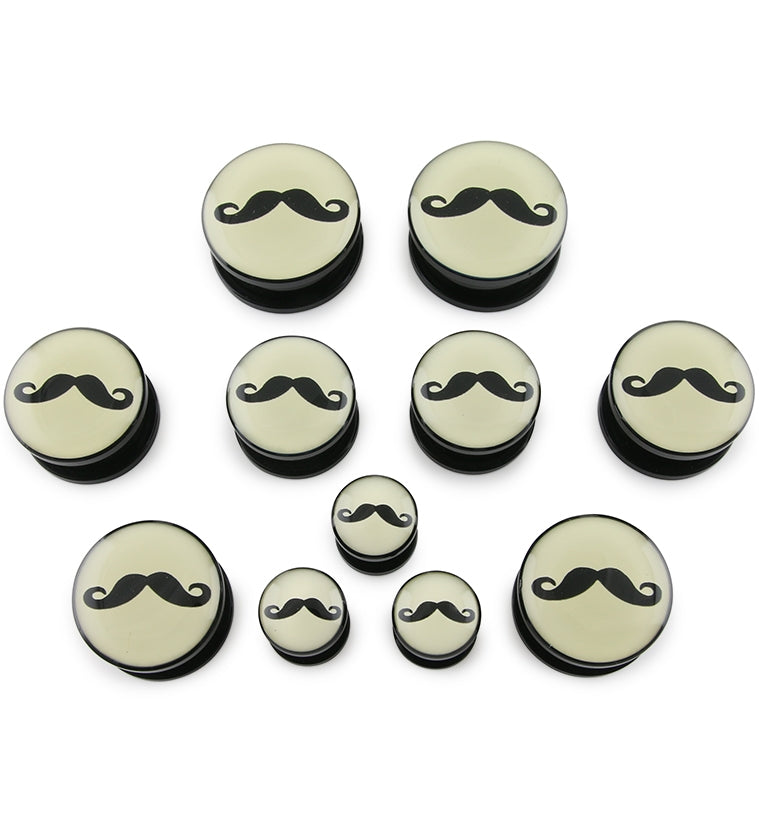 Mustache Gauges Plugs