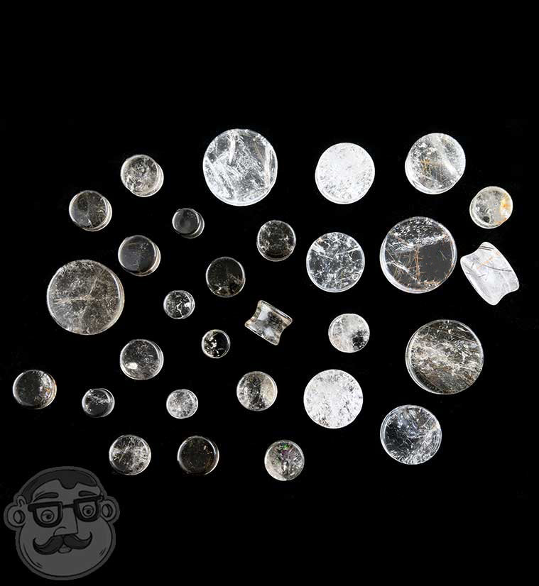 Mystery Quartz Stone Plugs