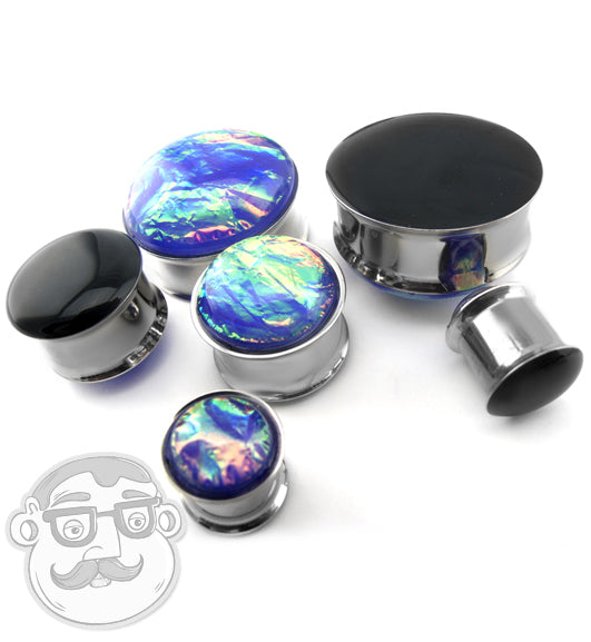 Nebula Foil Stainless Steel Plugs