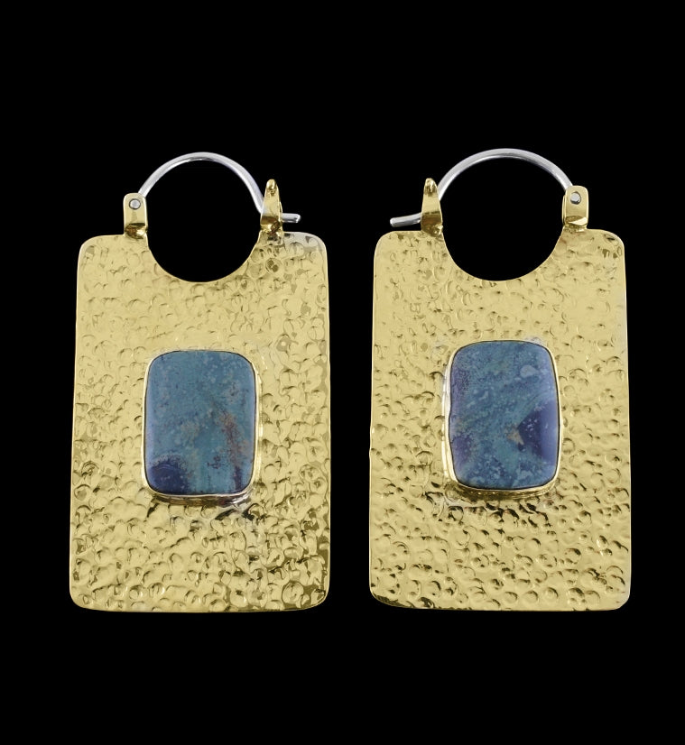 Obverse Kambaba Jaser Stone Brass Hangers
