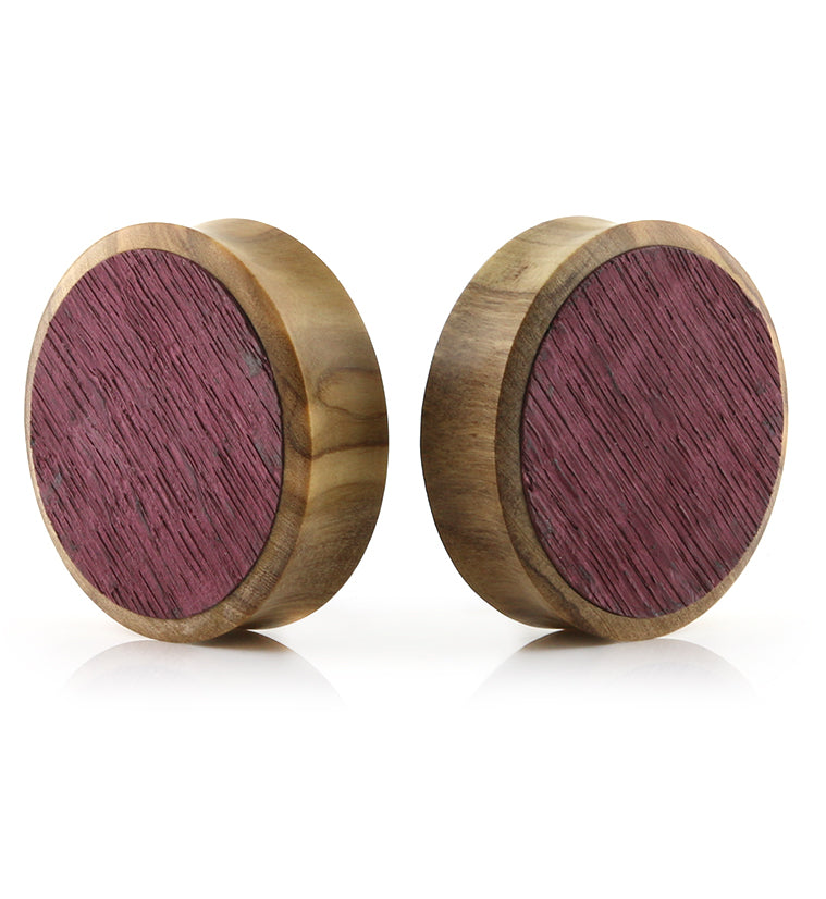 Olive Wood Plugs X Wine Barrel Inlays