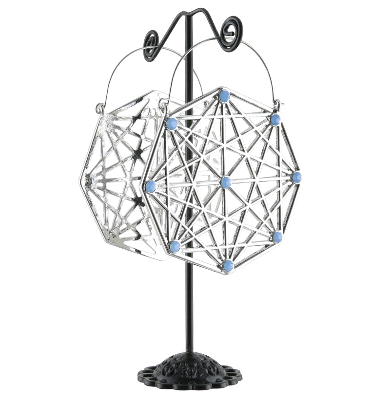 20G Geo Opalite Plug Hoops